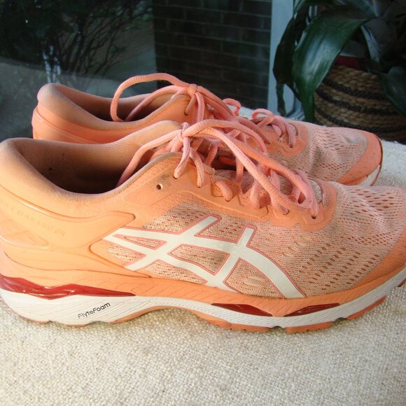 Asics Gel-Kayano 24 Seashell Pink White Running Shoes T799N-1701 Sz 9.5 EU 40 - Picture 1 of 6